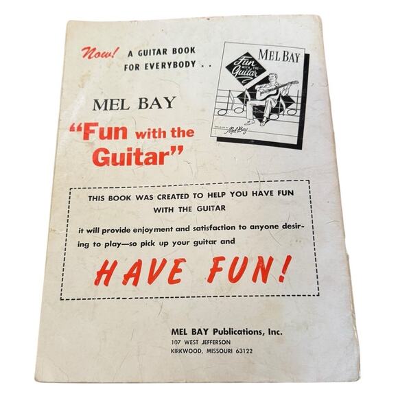 VTG Mel Bay Modern Guitar Method Grade 1 Sheet Music Book A + Guitar Chords READ - Picture 3 of 9